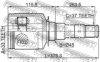 FEBEST 1611-164SRH Joint, drive shaft